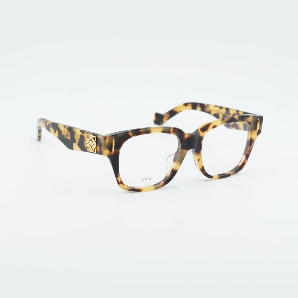 Loewe LW50091F 056 Eyeglasses Brown Havana 51mm Square Frame
